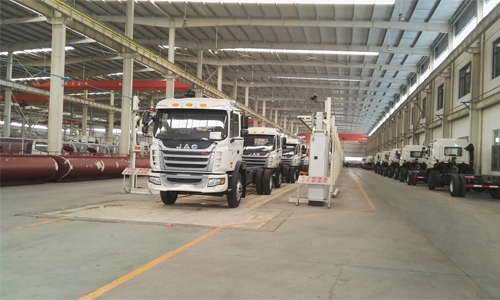 江淮格爾發<a href=http://m.hotel701.cn/ssc target=_blank class=infotextkey>灑水車</a>批量出口委內瑞拉